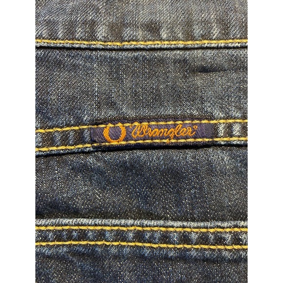 Wrangler Jeans Cash Cowgirl Cut Bootcut Mid Rise Western Womens 11/12 x 32 - Picture 14 of 14